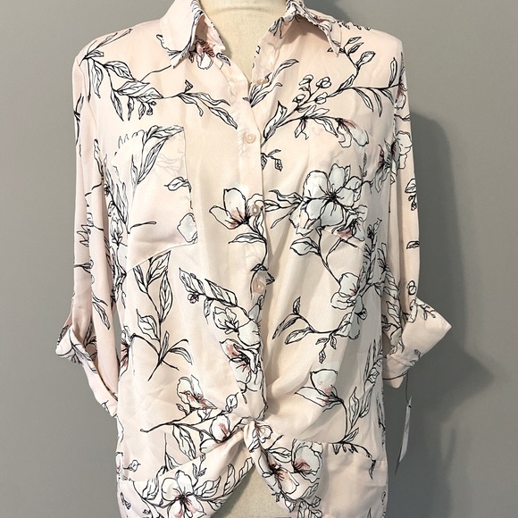 A. Byer Tops - Floral Blouse NWT